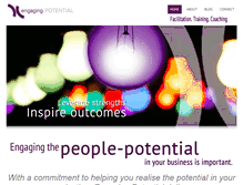 Tablet Screenshot of engagingpotential.com.au